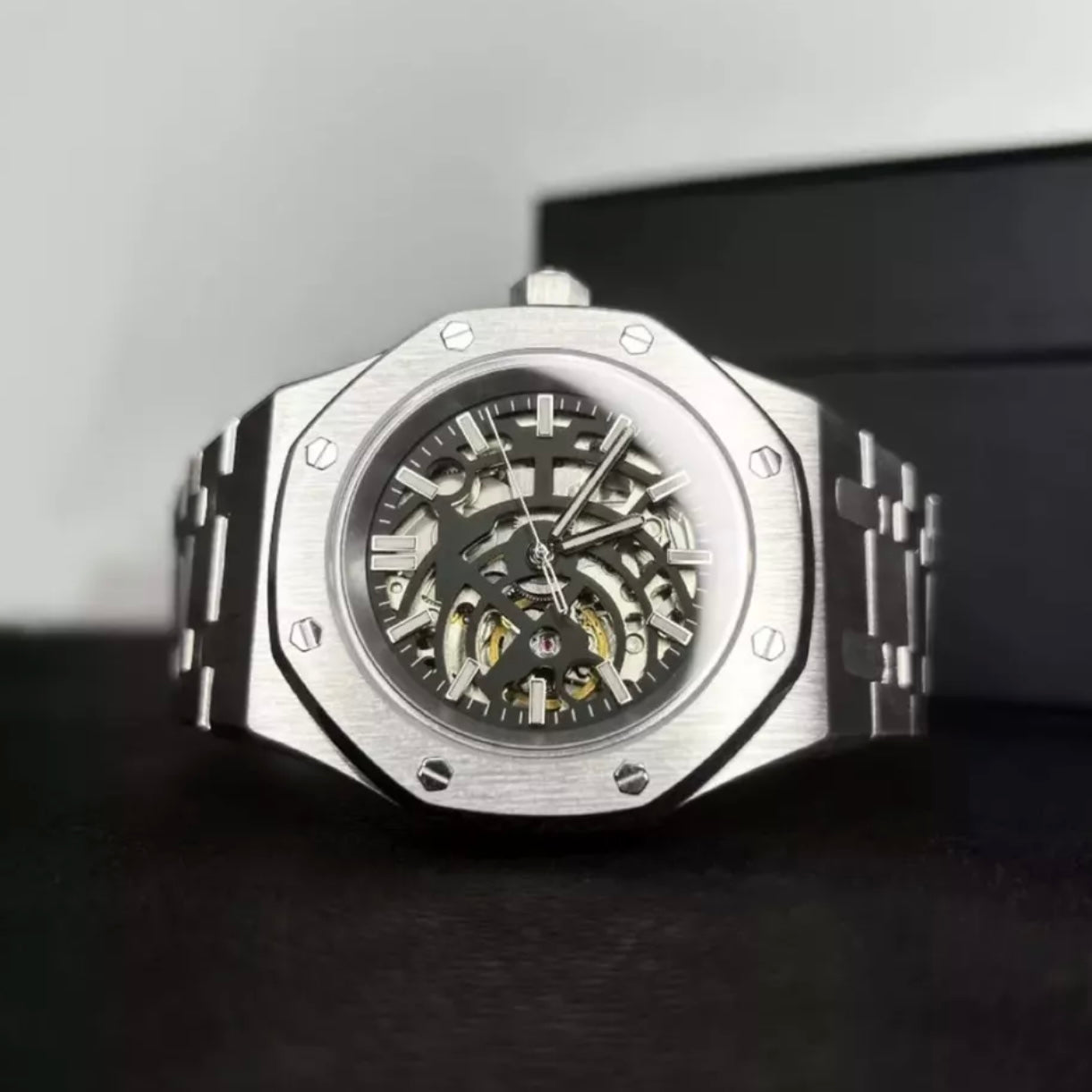 41mm RO Silver Skeleton - NH70 Automatic