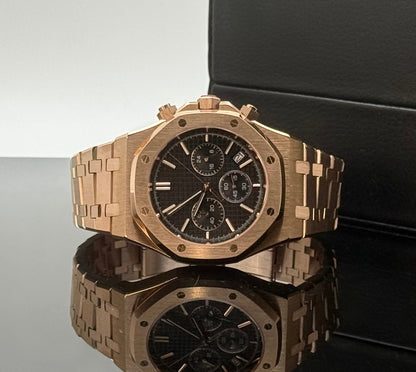 42mm RO Rose Gold Chronograph - VK63 Movement