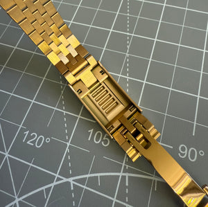 Gold Jubilee Band - 20mm Glidelock Clasp