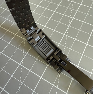Black Jubilee Band - 20mm Glidelock Clasp