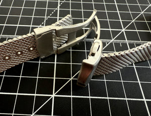 Silver 007/SMP Mesh Band - 20mm